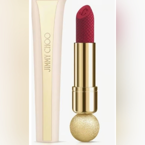 Jimmy Choo Matte Lip Colour Red Attraction - Picture 1 of 5